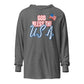 Hooded long-sleeve tee