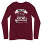 Philippians 4:13 Long Sleeve