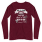 Romans 3:23 Long Sleeve