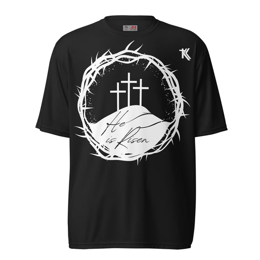 He is Risen performance crew neck