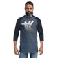 3/4 sleeve raglan shirt